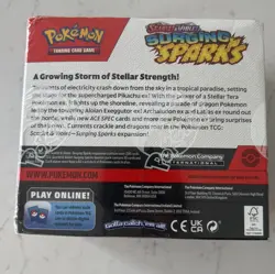 Pokemon TCG Surging Sparks Booster Box 36 Packs - See Description! Slight tear - Image 2