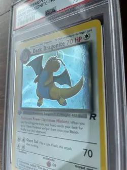 Dark Dragonite First Edition Holo 2000 Pokemon Rocket 5/82 PSA 9 - Image 4