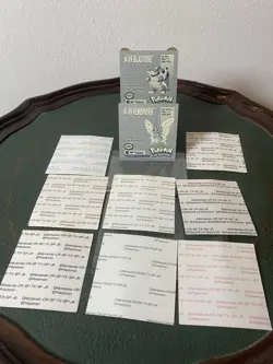 Blastoise #09 & Venomoth #49 Pokemon 1999 Artbox Sticker with 8 BREAD Promo List - Image 2