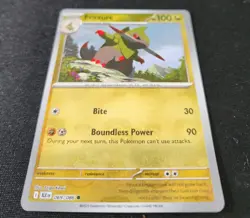 Pokemon 2025 Fraxure (Master Ball Pattern) 069/086 Reverse Holo Black Bolt - Image 2