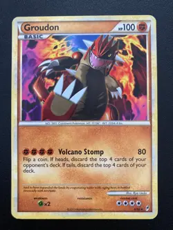 Pokemon TCG - LP Groudon Rare 6/95 Call of Legends - Image 1