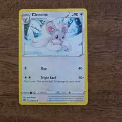 Pokemon TCG Cinccino 125/172 Brilliant Stars Uncommon Stage 1 90HP English - Image 1