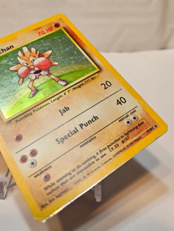 Hitmonchan 7/102 Holo Rare Base Set Unlimited Pokemon 1143 - Image 5