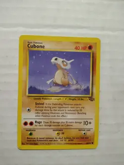 Pokemon TCG Cubone Jungle 50/64 Regular Unlimited Common - Image 1