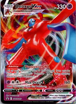 Deoxys VMAX SWSH267 SWSH: Sword & Shield Promo Cards Promo Holo NM - Image 1