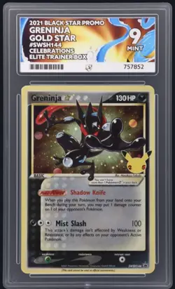 Pokemon. Ace Graded Slab Bundle/Job Lot x10. 9s & 8s Inc Greninja Gold Stars. - Image 2