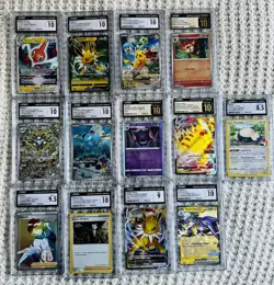 POKEMON CGC MIXED SLAB LOT 13x! Pikachu-jolteon-Gengar-and More! - Image 1