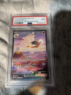 2023 PSA 9 MINT MT Pokemon 199/165 Charizard ex SV 151 SIR SAR Card 58213B - Image 1