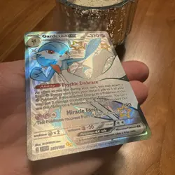 Pokemon TCG Gardevoir EX Full Art Shiny Rare Holo Card 217/091 Paldean Fates - Image 3