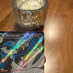 Pokemon TCG Gardevoir EX Full Art Shiny Rare Holo Card 217/091 Paldean Fates - Image 4