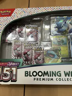 NEW Pokemon 151 Blooming Waters Premium Collection Trading Card Game SEALED - Image 2