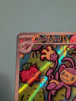Ambipom 107/094 Illustration Rare Phantasmal Flames Pokemon Card (NM/M) - Image 3