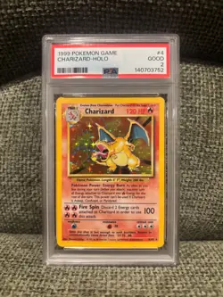 Charizard 004/102 Base Set Holo PSA 2 Good Vintage Pokemon Card - Image 3