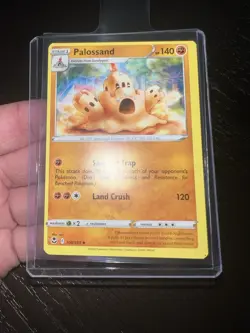 HUGE MISCUT ERROR Palossand Silver Tempest 100/195 Regular Uncommon Card NM - Image 1