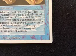 Magic the Gathering card- Copy Artifact, Revised Edition. Good condition - Image 5