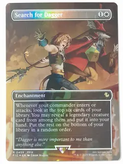Search for Dagger (Foil, Borderless #459) - NM - FIC Final Fantasy - MTG Magic - Image 1