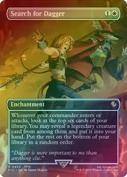 Search for Dagger - Borderless (Foil) (FIC) - Image 1