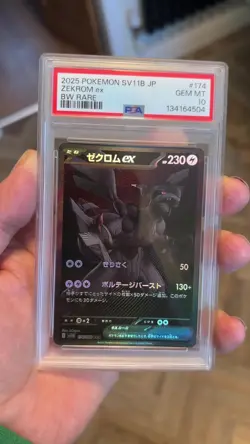 PSA 10 Zekrom ex BWR 174/086 SV11B Black Bolt - Pokemon Card Japanese 2025 - Image 2