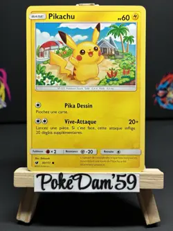 Carte Pokemon PIKACHU 30/111 Commune Soleil et Lune 4 SL4 Neuf FR - Image 1