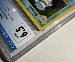 CGC 6.5 Excellent+/NM Blastoise 2/102 Base Set HOLO RARE Pokemon - Old Label - Image 3