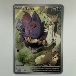N's Zorua - #189 Journey Together ETB Promo Pokemon - NM/MINT - Image 1