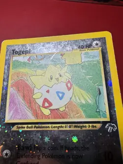 Togepi 4/18 Reverse Holo Southern Islands Pokemon Card HP - Image 4