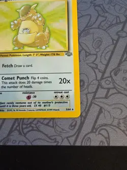 Pokemon: Kangaskhan #5/64 Holo Rare Jungle 1999 WOTC Vintage - NM / LP - A90 - Image 5