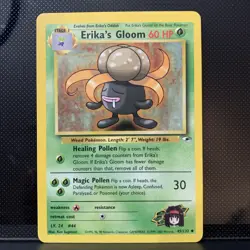 Pokemon TCG Erika's Gloom Gym Heroes 45/132 Unlimited Uncommon NM Ken Sugimori - Image 1