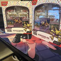 Pokemon TCG Scarlet and Violet - 151 Alakazam ex Collection Box - 4 Packs 820650855269 - Image 2