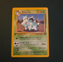 Pokemon TCG Nidorina Jungle 40/64 Regular 1st Edition Uncommon LP - Image 1