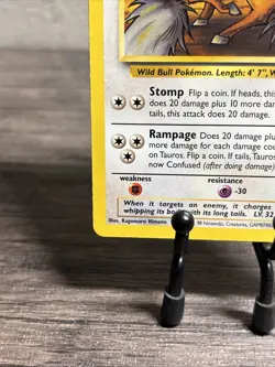 Tauros 47/64 Jungle Regular Common-Vintage-Pokemon TCG-Fast Shipping-NM!! - Image 4