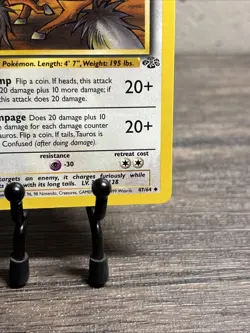 Tauros 47/64 Jungle Regular Common-Vintage-Pokemon TCG-Fast Shipping-NM!! - Image 5