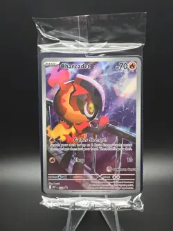 Pokemon Center Exclusive Phantasmal Flames Charcadet Promo Sealed - Image 1