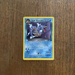 Dark Gyarados 25/82 Rare Team Rocket Pokemon - BONUS magikarp - Image 1