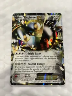 Pokemon Registeel EX Full Art Holo Ultra Rare Dragons Exalted 81/124 180HP - Image 1