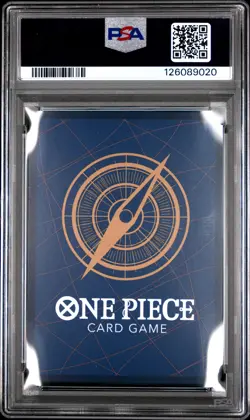 2025 ONE PIECE OP11-A FIST OF DIVINE SPEED TREASURE RARE #015 LUCKY ROUX PSA 9 - Image 2