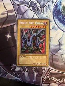 Yugioh Serpent Night Dragon MRL-103 Secret Rare 1st Edition MP (WNU) - Image 1
