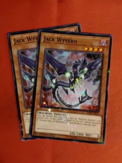 (x2) Jack Wyvern SP18-EN016 Yu-Gi-Oh! 1st Edition Starfoil Rare - Unplayed Mint+ - Image 1