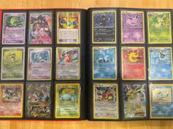 pokemon binder lot Of 150 Cards! Vintage/E-Reader/LV.X/Mega/EX/Delta (DMG-LP) - Image 2