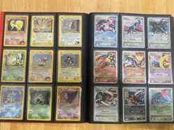 pokemon binder lot Of 150 Cards! Vintage/E-Reader/LV.X/Mega/EX/Delta (DMG-LP) - Image 3