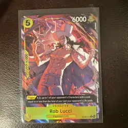 One Piece Rob Lucci (013) (Parallel) ST29-013 Starter Deck 29: Egghead Foil - Image 1