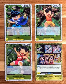 The Three Brothers Bond Set | Pirate Foil | ST13 - PRB02 | One Piece TCG - Image 1