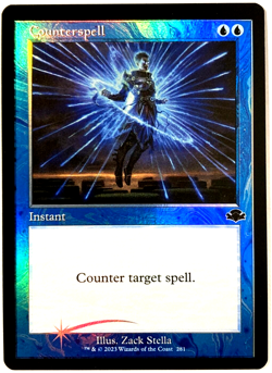 MTG Counterspell *RETRO FRAME FOIL* Dominaria Remastered 281 NM - Image 1