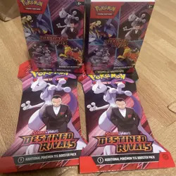 Pokemon TCG Scarlet & Violet Destined Rivals Booster Bundle LOT 2: include 2 pks - Image 1