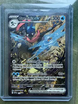 Pokemon TCG Greninja EX 132 Scarlet & Violet Promo Holo NM/M - Image 1