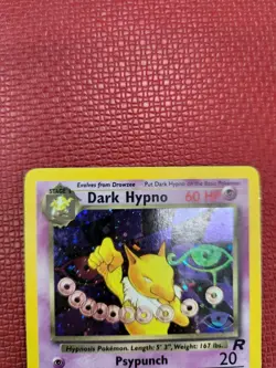 DARK HYPNO 9/82 HOLO RARE TEAM ROCKET POKEMON MP - Image 2