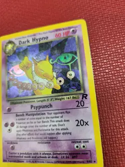 DARK HYPNO 9/82 HOLO RARE TEAM ROCKET POKEMON MP - Image 5