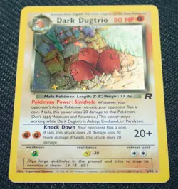 Dark Dugtrio 6/82 Holo Rare Unlmited Team Rocket 2000 - Pokemon Card TCG (NM) - Image 3