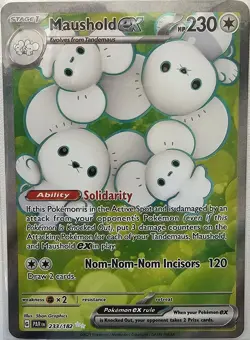 Pokemon Paradox Rift Card Lot -NM-LP- Mewtwo ex, NM Maushold ex 223/182 - Image 3