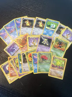Dark Pokemon Card Collection Lot Wotc Vintage Holos Tcg - Image 1